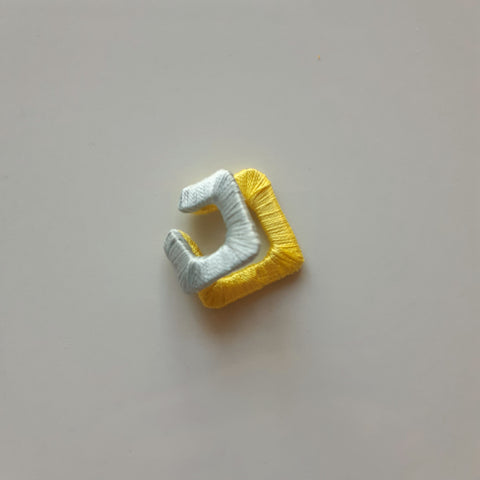 【New】Double square Ear cuffs